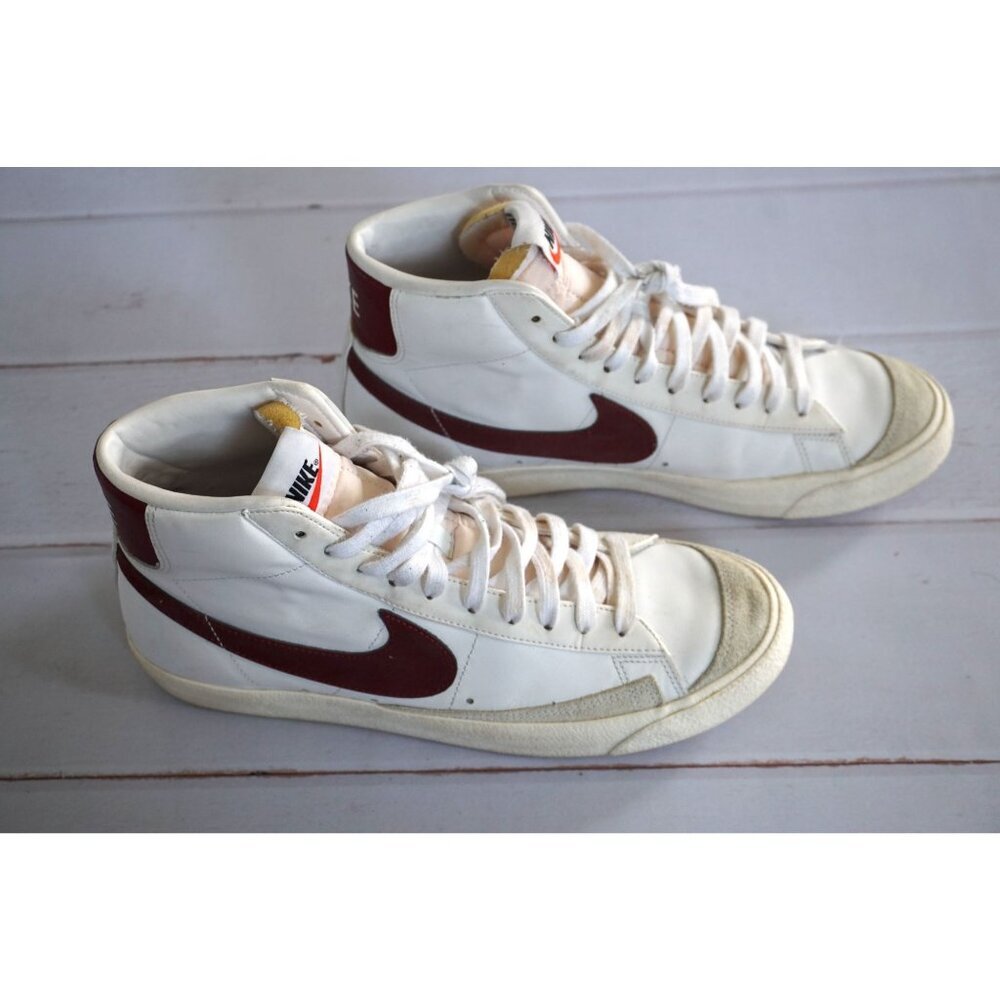 Nike Men's Blazer Mid '77 Vintage 'White Team Red' - US Size 10.5